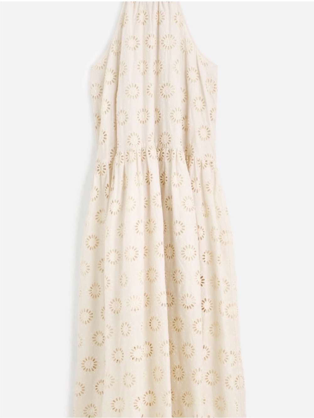 Madewell Eyelet Drop waist Maxi Dress | Size Medium - Picture 3 of 8